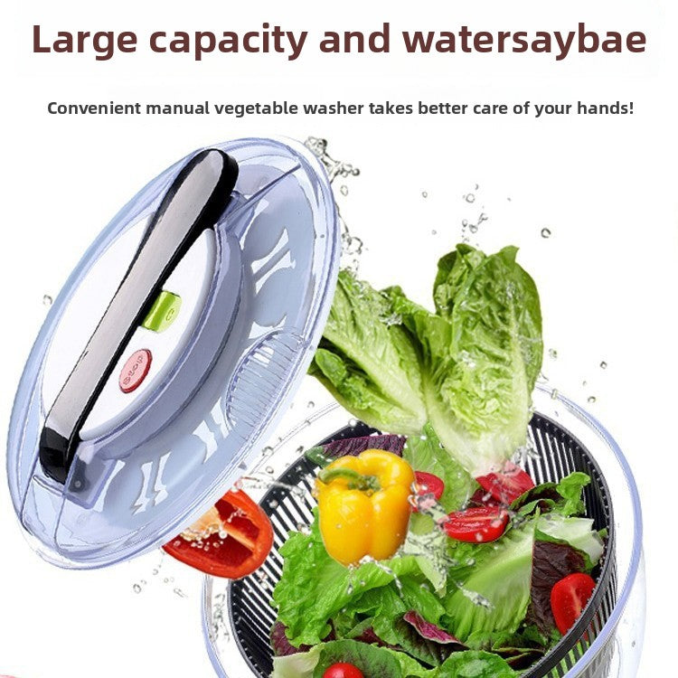 Large Capacity Salad Spinner and Vegetable Washer