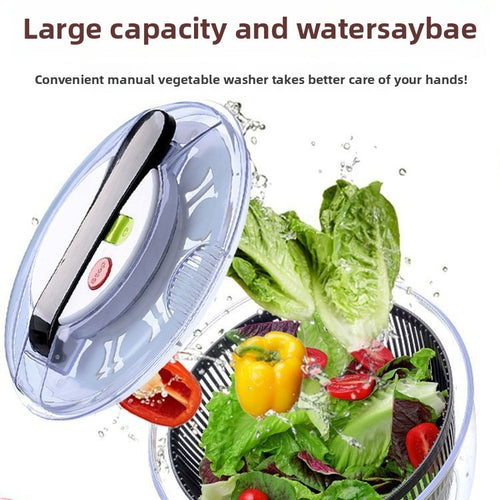 Large Capacity Salad Spinner and Vegetable Washer