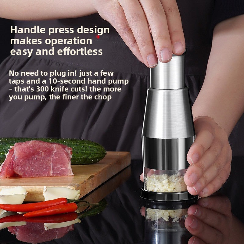 Stainless Steel Garlic Press and Mincer